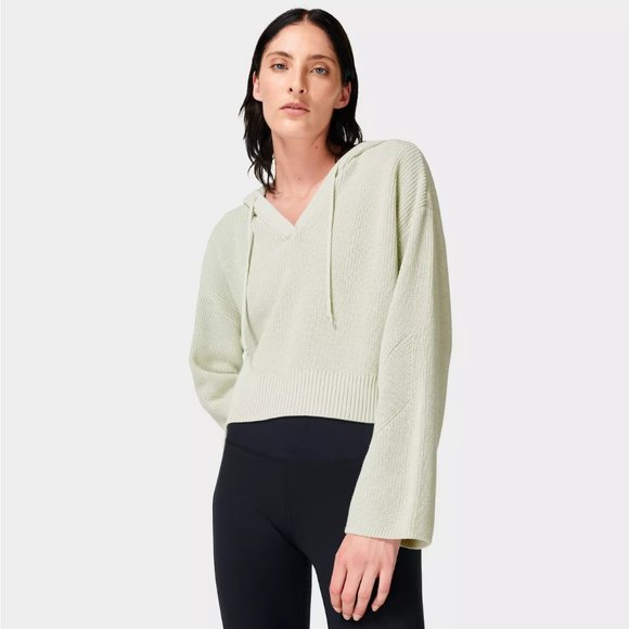 NWT Sweaty Betty Summer Beach Open Neck Hoody - Picture 1 of 4